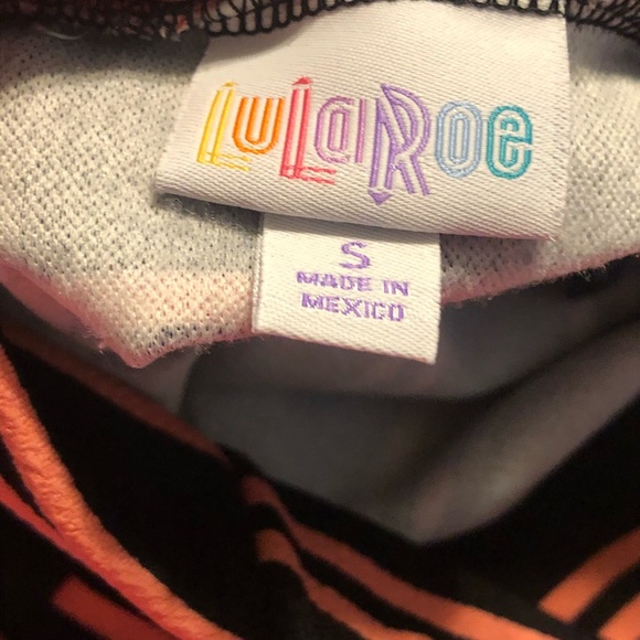 Black and Pink LuLaRoe Cassie skirt - Picture 3 of 4